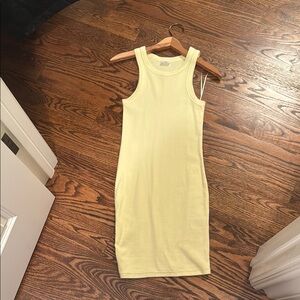 Yellow Sleeveless Dress
